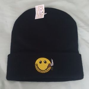 NWT Smiley Cigar Beanie